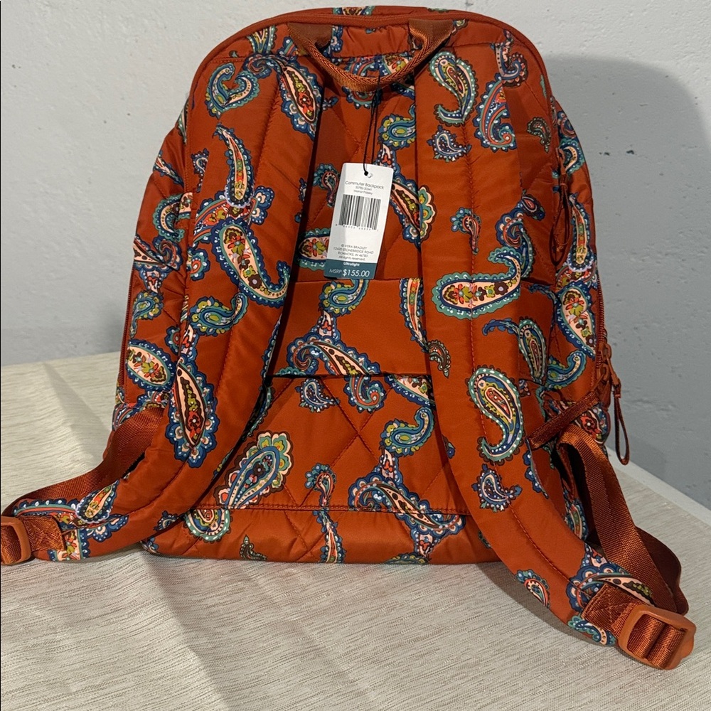 Vera Bradley Orange Quilted Bag - Picture 11 of 12